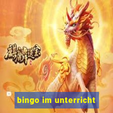 bingo im unterricht