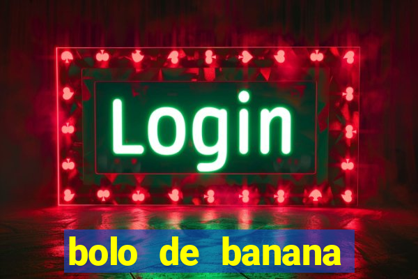 bolo de banana menino prendado