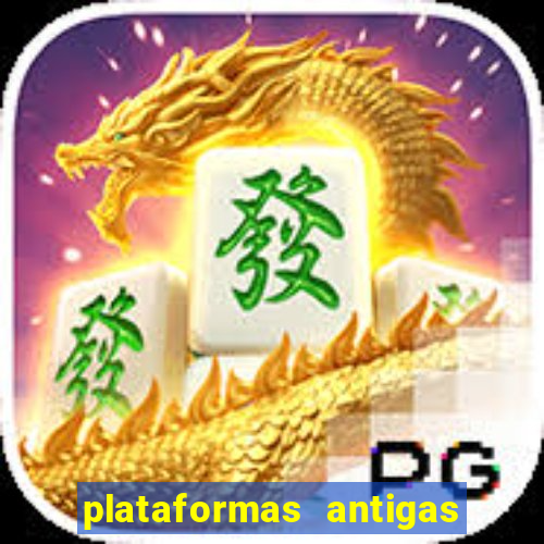 plataformas antigas de jogos