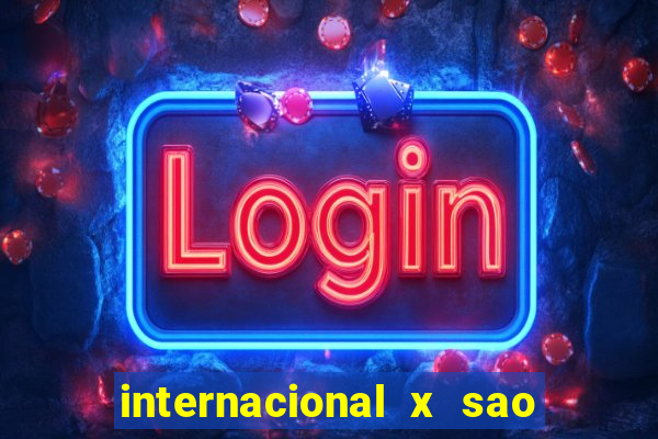 internacional x sao paulo palpite