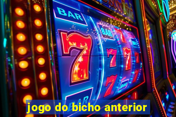 jogo do bicho anterior