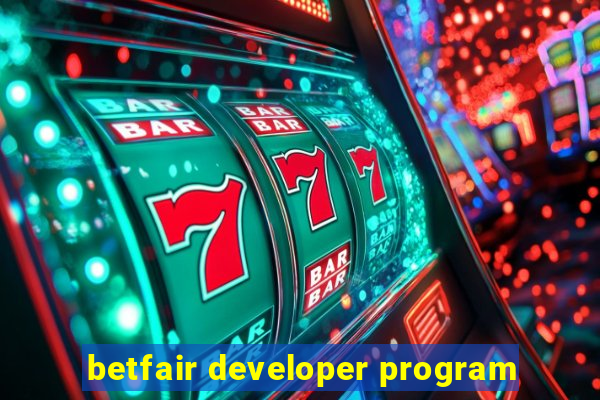 betfair developer program