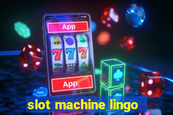 slot machine lingo