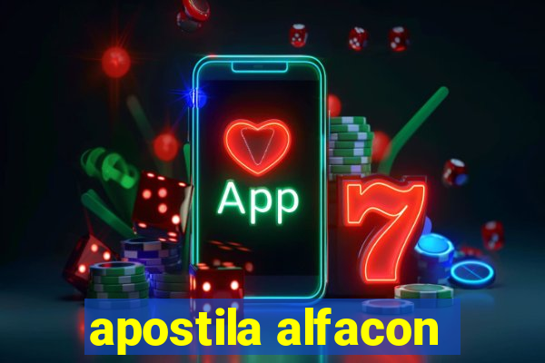 apostila alfacon