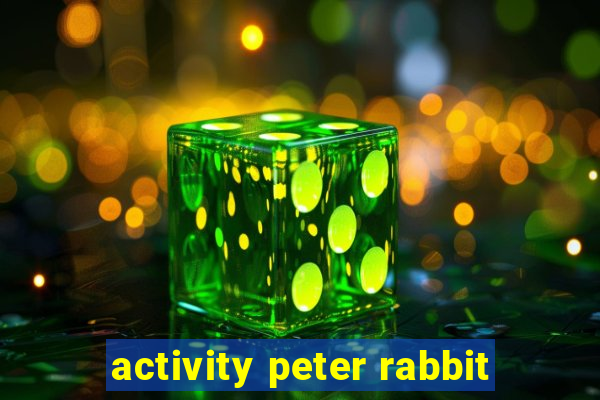 activity peter rabbit