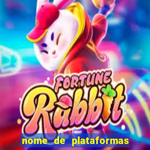 nome de plataformas de jogos