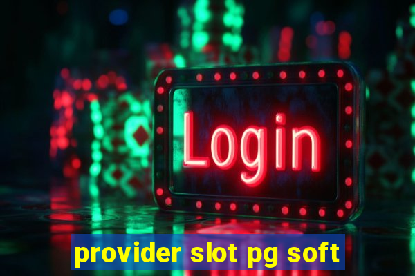 provider slot pg soft