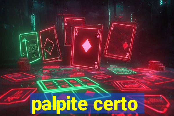 palpite certo