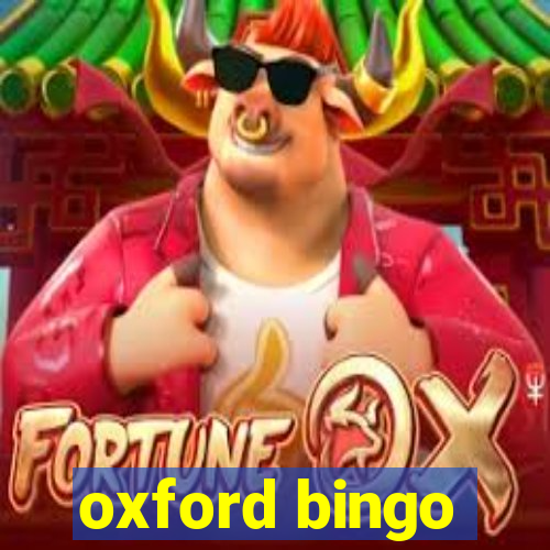 oxford bingo