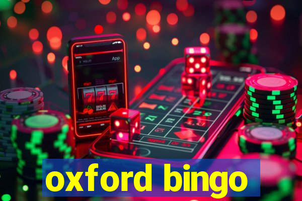 oxford bingo