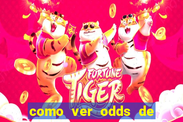 como ver odds de jogos passados