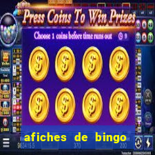 afiches de bingo para editar