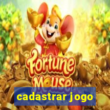 cadastrar jogo