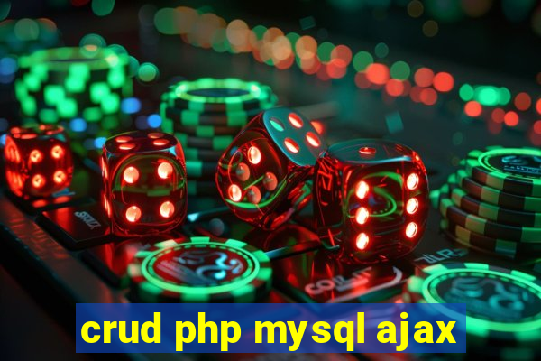 crud php mysql ajax