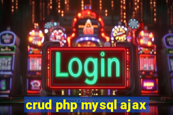 crud php mysql ajax