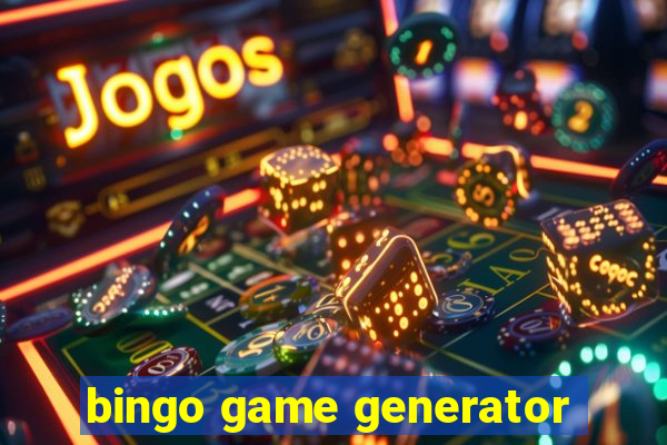 bingo game generator