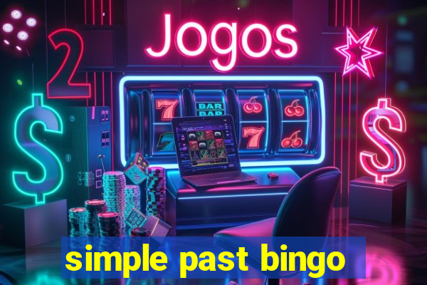 simple past bingo