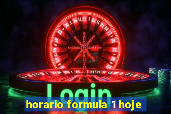 horario formula 1 hoje