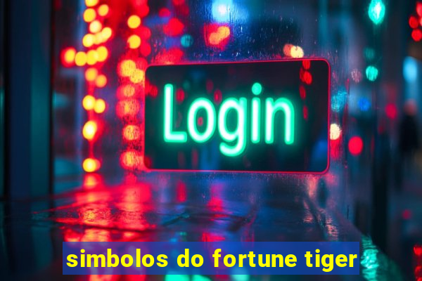 simbolos do fortune tiger