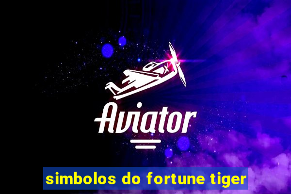 simbolos do fortune tiger