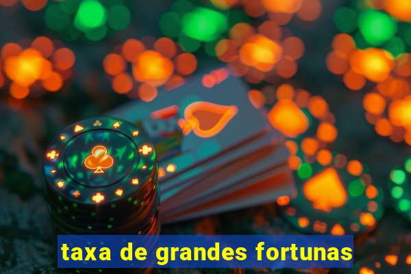 taxa de grandes fortunas