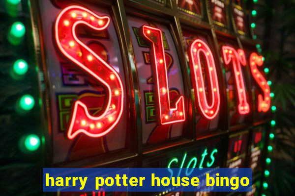 harry potter house bingo