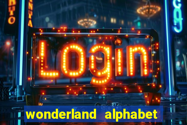 wonderland alphabet comic studio