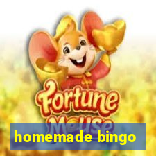 homemade bingo