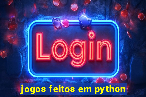 jogos feitos em python