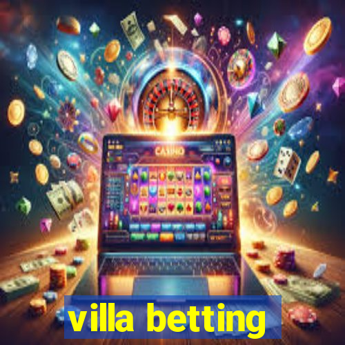 villa betting