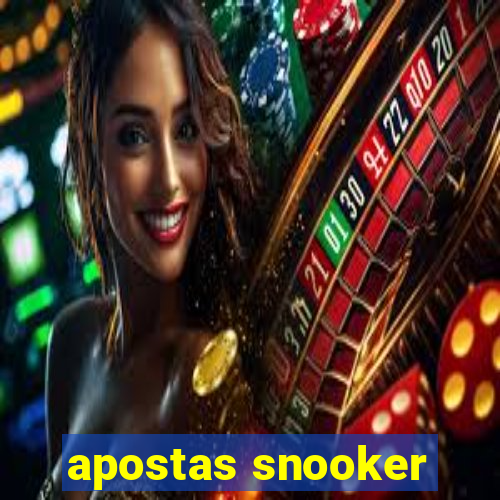 apostas snooker