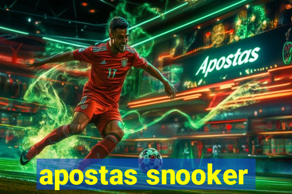 apostas snooker