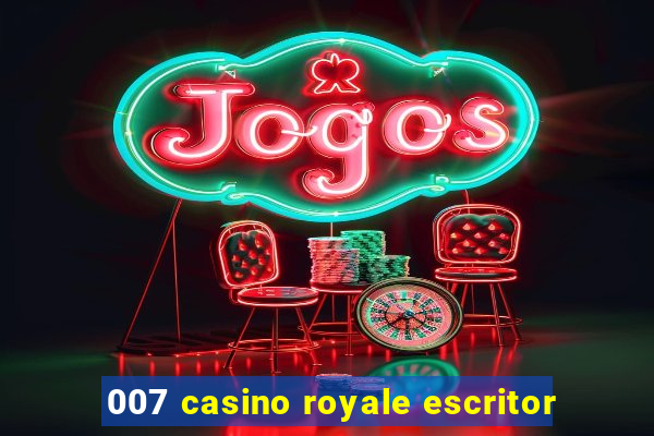 007 casino royale escritor