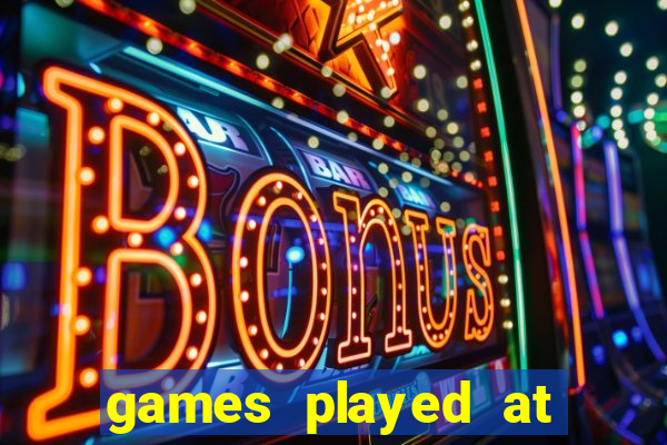 games played at the casino