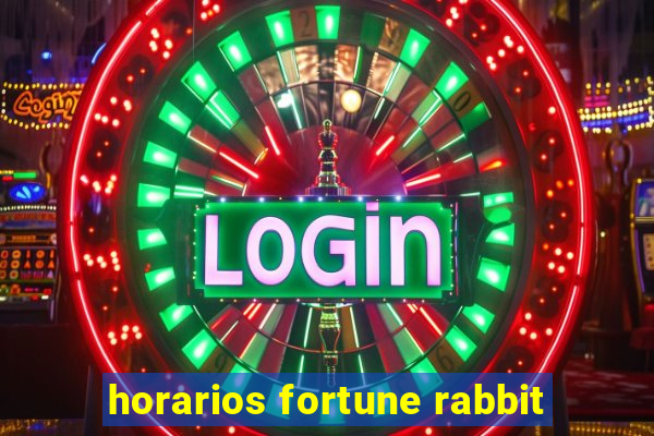 horarios fortune rabbit