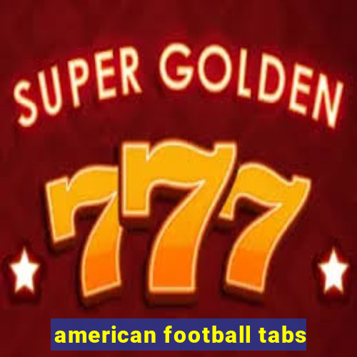 american football tabs