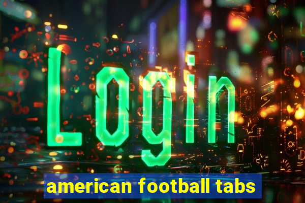 american football tabs