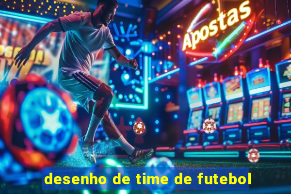 desenho de time de futebol