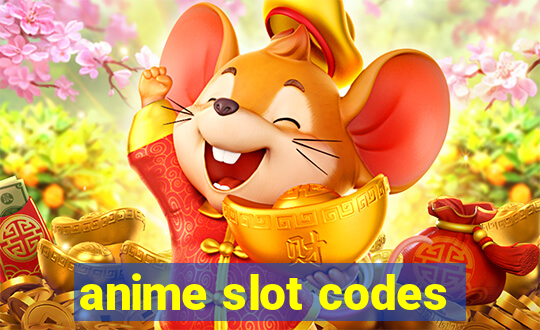 anime slot codes