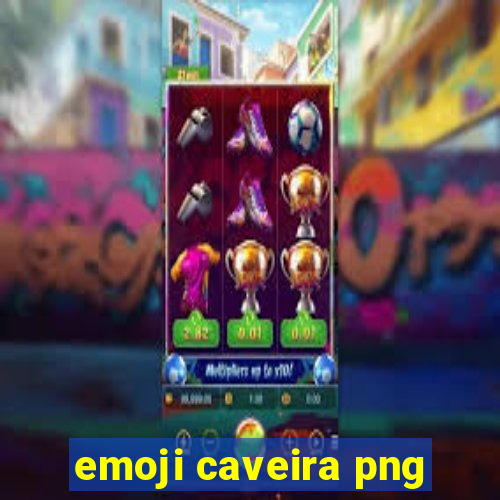 emoji caveira png