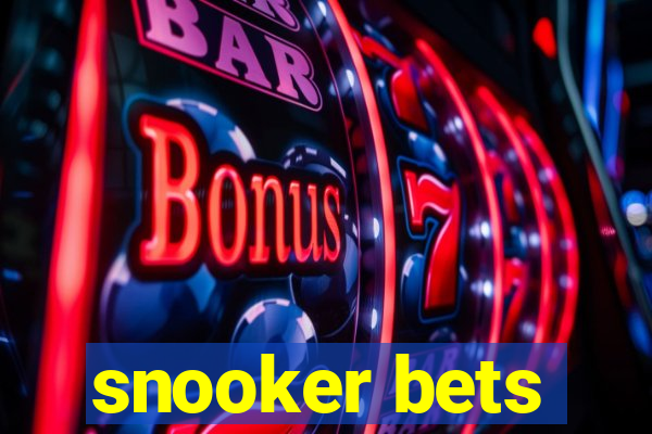 snooker bets