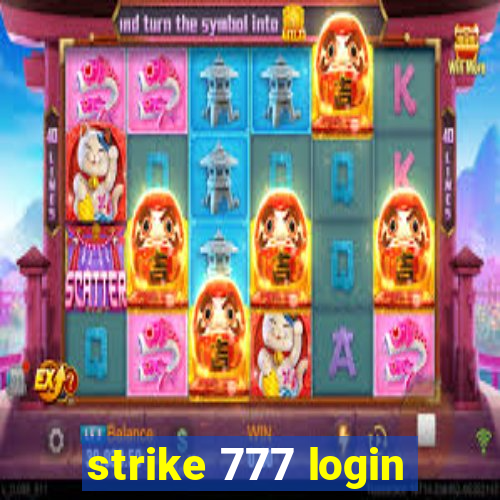 strike 777 login