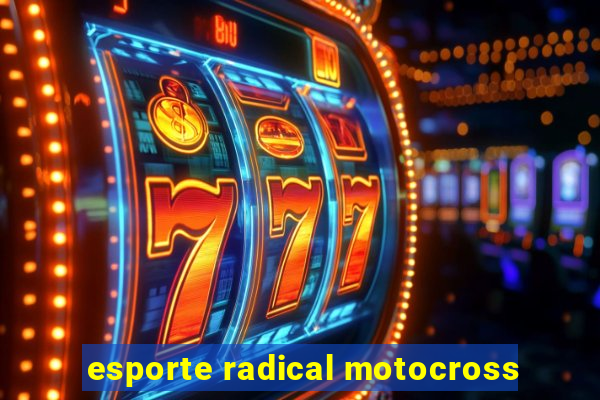 esporte radical motocross