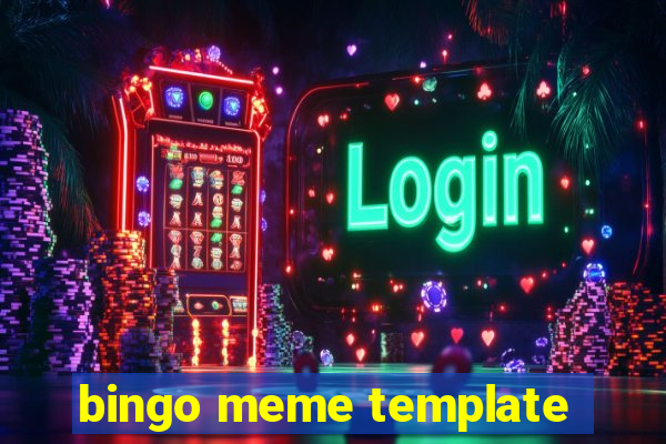 bingo meme template