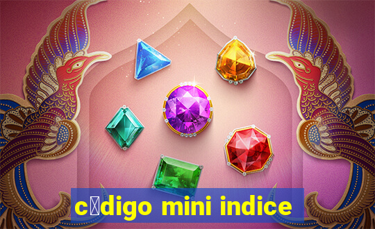 c贸digo mini indice