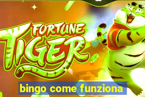 bingo come funziona