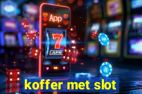 koffer met slot