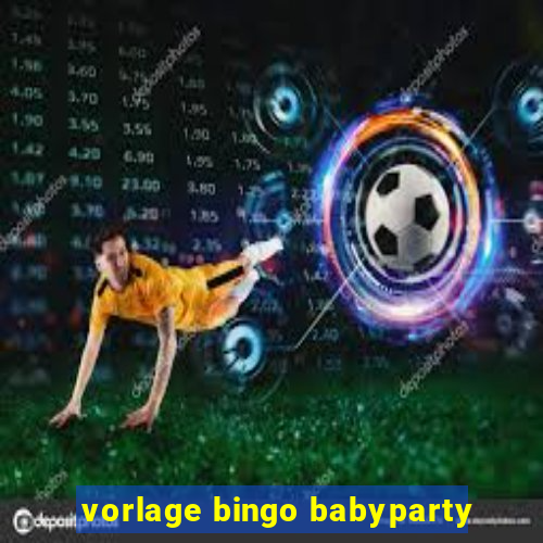 vorlage bingo babyparty