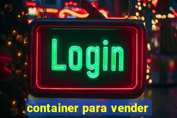 container para vender