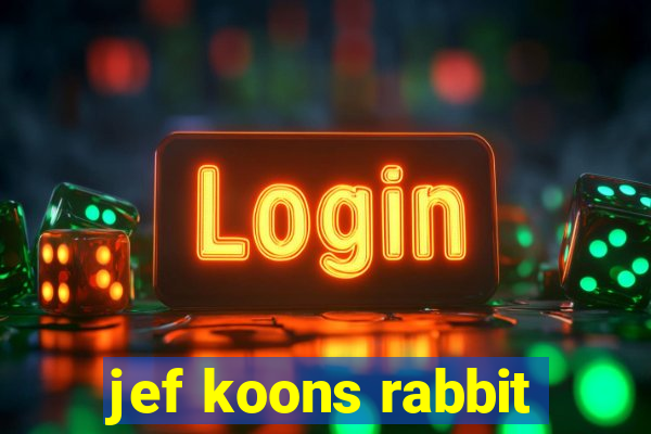 jef koons rabbit